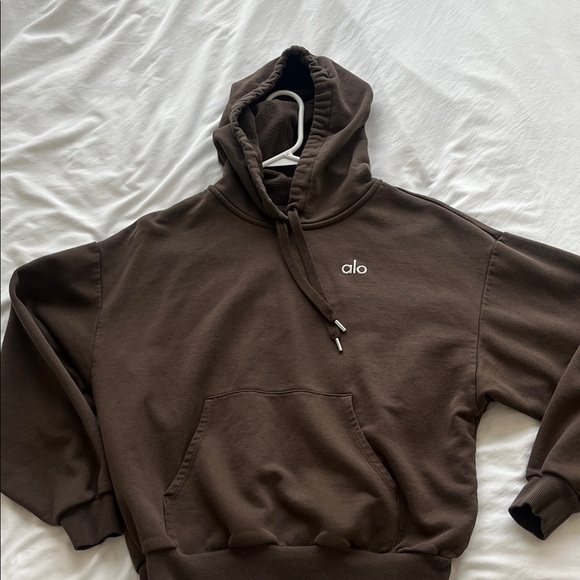 ALO Yoga Tops - Alo Brown Hoodie